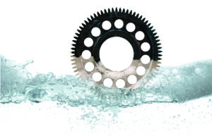 Gear in water 